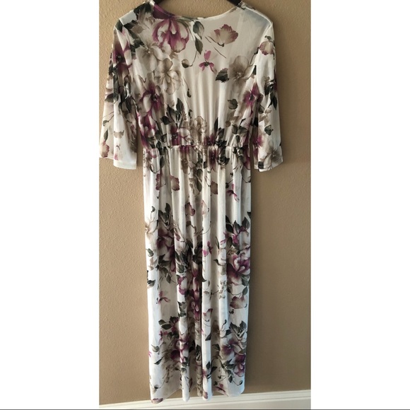 Floral print kimono cardigan - Picture 3 of 4